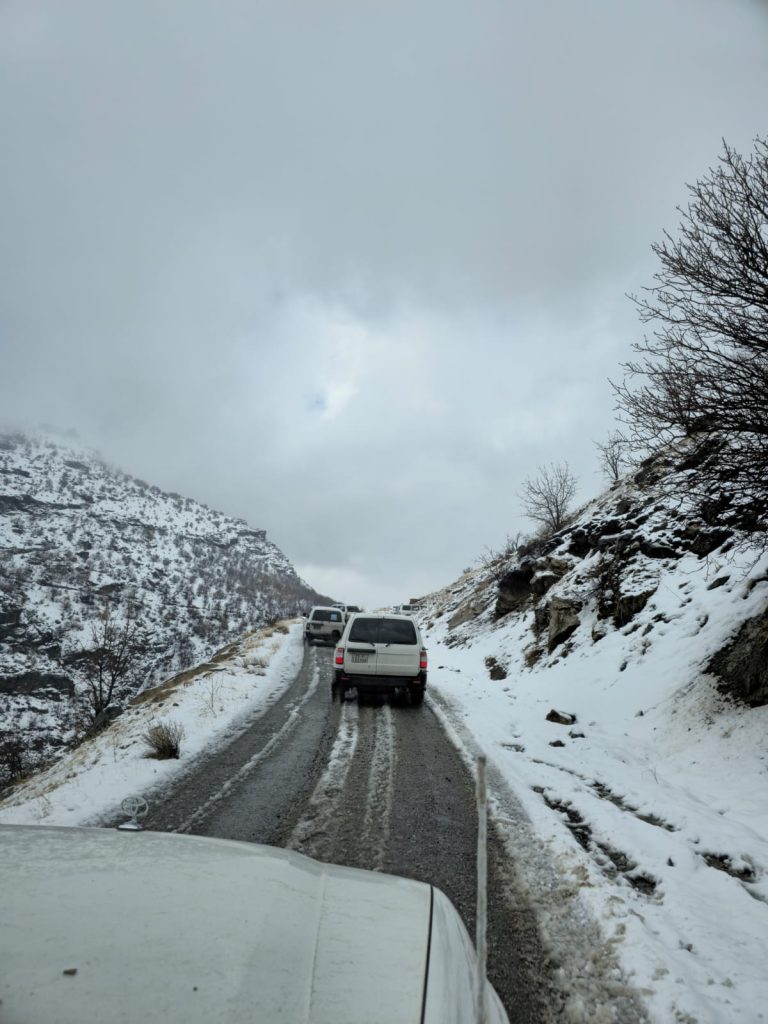 موجة ثلوج وأمطار تقطع الكهرباء عن أحياء في أربيل والسليمانية